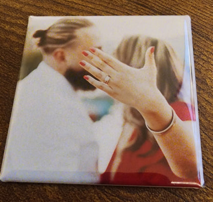 2" Square Photo Magnet package of 12